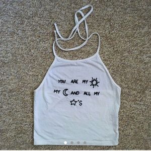 Brandy Melville Sun Moon Sachi Halter